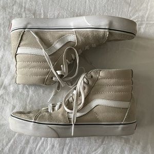 Vans / Light Taupe Sk8-Hi Sneakers